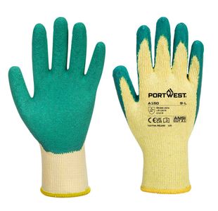 Grip Glove Latex Green Xxl Pk12