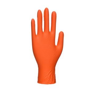 Disposable Glove Medium Orange Pk100