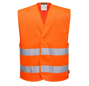 Hi-Vis Mesh 2Band Vest Or 4X/5X Pk10