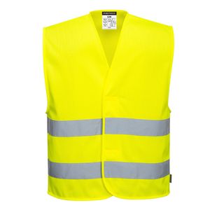 Hi-Vis Mesh 2Band Vest Yw Xx/3X Pk10
