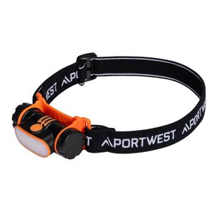Usb Rechargeable Led Head Light Blk