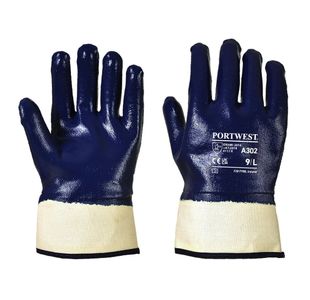 Fdip Nitrile Saf Cuff Navy M Pk12