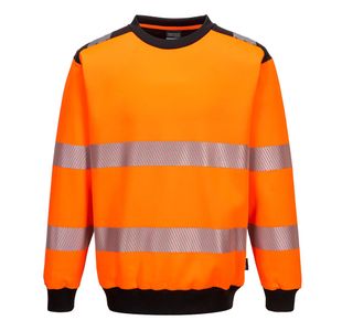 Pw3 Hi-Vis Sweatshirt Org/Blk Xxl
