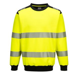Pw3 Hi-Vis Sweatshirt Ylw/Blk S