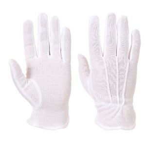 Microdot Glove White Xl Pk12