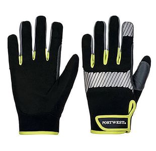 Pw3 Utl Glove 1Pr Blk/Ylw M Pk12