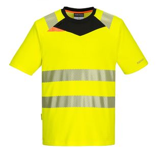 Dx4 Hi-Vis T-Shirt S/S Ylw/Blk L