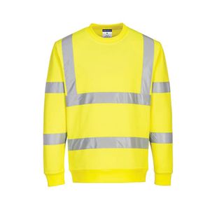 Eco Hi Vis Sweatshirt Ylw Xl