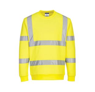 Eco Hi Vis Sweatshirt Ylw 2Xl