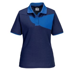Pw2 Womens Polo S/S Navy/Royal S