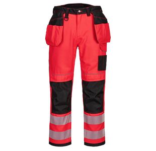 Pw3 Hi-Vis Hol Work Trs Red/Blk 44