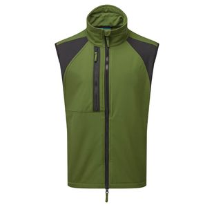 Wx2 Eco Sshell Gilet 2L Olive Grn M