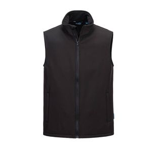 Print/Promo Sshell Gilet 2L Blk 4Xl