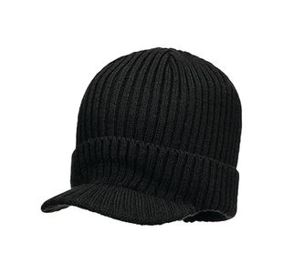 Portwest Beanie Hat With Peak Black