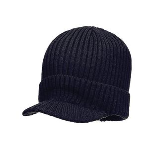 Portwest Beanie Hat With Peak Navy