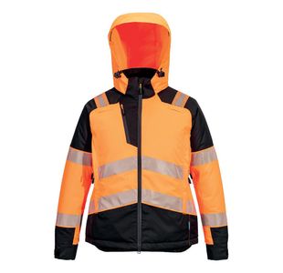 Pw3 Hi Vis Women Wnt Jkt Org/Blk M