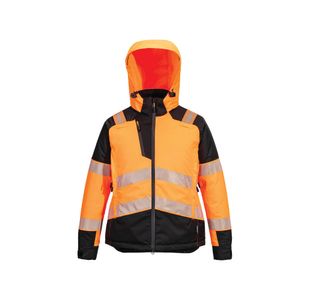 Pw3 Hi Vis Women Wnt Jkt Org/Blk 2Xl