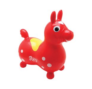 Rody Inflatable Hop Horse Red/Ylw