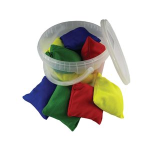 Bean Bags In A Plastic Bucket Pk12