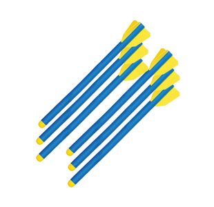 Foam Javelins 900Mm Blue/Yellow Pk6