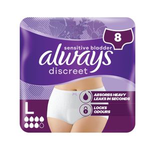 Always Discreet Pants Large Plus Pk8