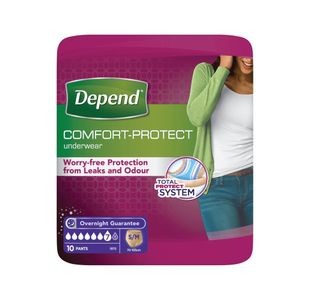 Depend Comfort Prt Pant S/M Pk10