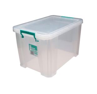 26L Storage Box 470X300X290Mm Clear