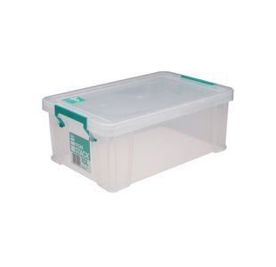 10L Storage Box 400X255X150Mm Clear