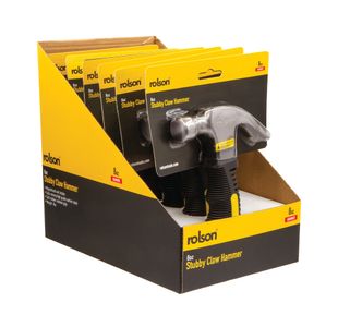 Rolson Stubby Claw Hammer 8Oz Pk6