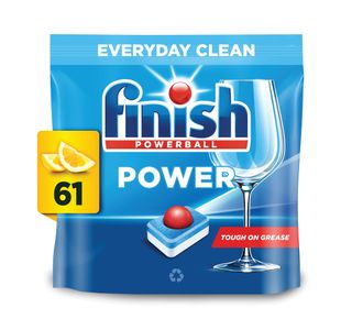 Finish Power Dishwsh Tab Lem Pk61