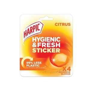 Harpic Hygiene Block X4 Citrus Pk6