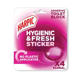 Harpic Adhesive Wc Block Floral Pk6
