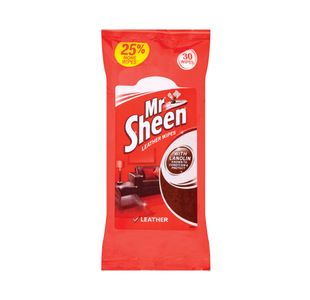 Mr Sheen Leather Wipe X30 Wipes Pk10