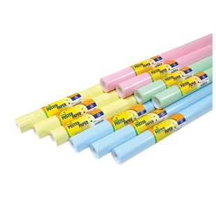 Poster Paper Rolls 10M Ast Pstl Pk10