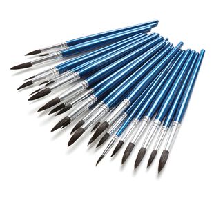 Watercolour Paint Brushes Ast Pk30