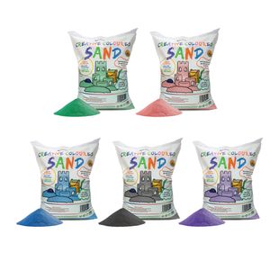 Rainbow Eco Col Play Sand 15Kg Blue