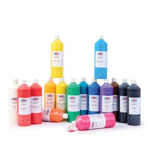 Ready Mixed Paint 1 Litre Ast Pk16