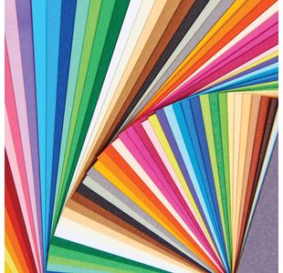 Coloured Card Ast 130Gsm A4 Pk50