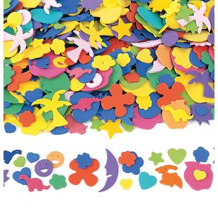 Foam Pieces Assorted Pk1000