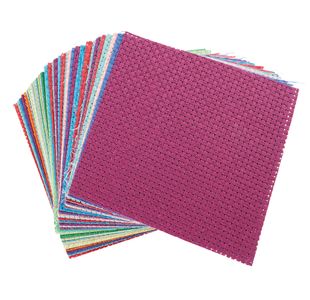 Binca Textile Squares Assorted Pk50