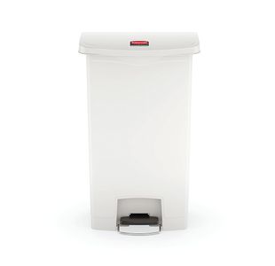 Rubbermaid Slimjim Pedal Bin 50L Wht