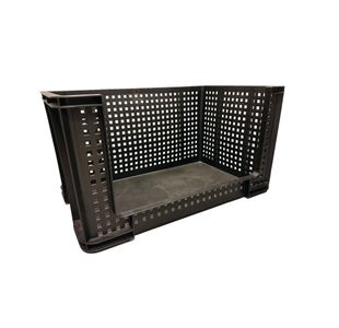 Open Fronted Crate 84 Litre Black
