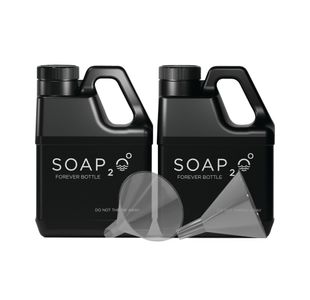 Soap2O Forever Bottle+Funnel 4L Pk2