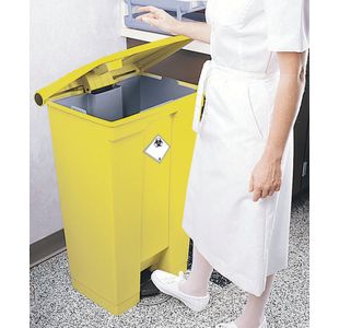 Step-On Bin 45.5L 415X400X600Mm Ylw