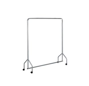 Garment Hanging Rail Silver