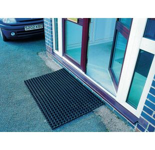 Rubber Ring Mat 1000X1500Mm Black