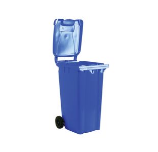 Wheelie Bin 140L Blue 480X555X1070Mm