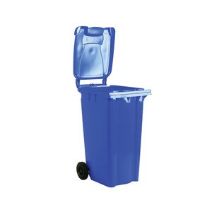 Wheelie Bin 240L Blue 580X740X1070Mm