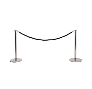 Vfm Barrier Posts H990Mm Silver Pk2