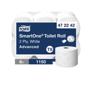 Smartone Toilet Roll 2-Ply Wht Pk6